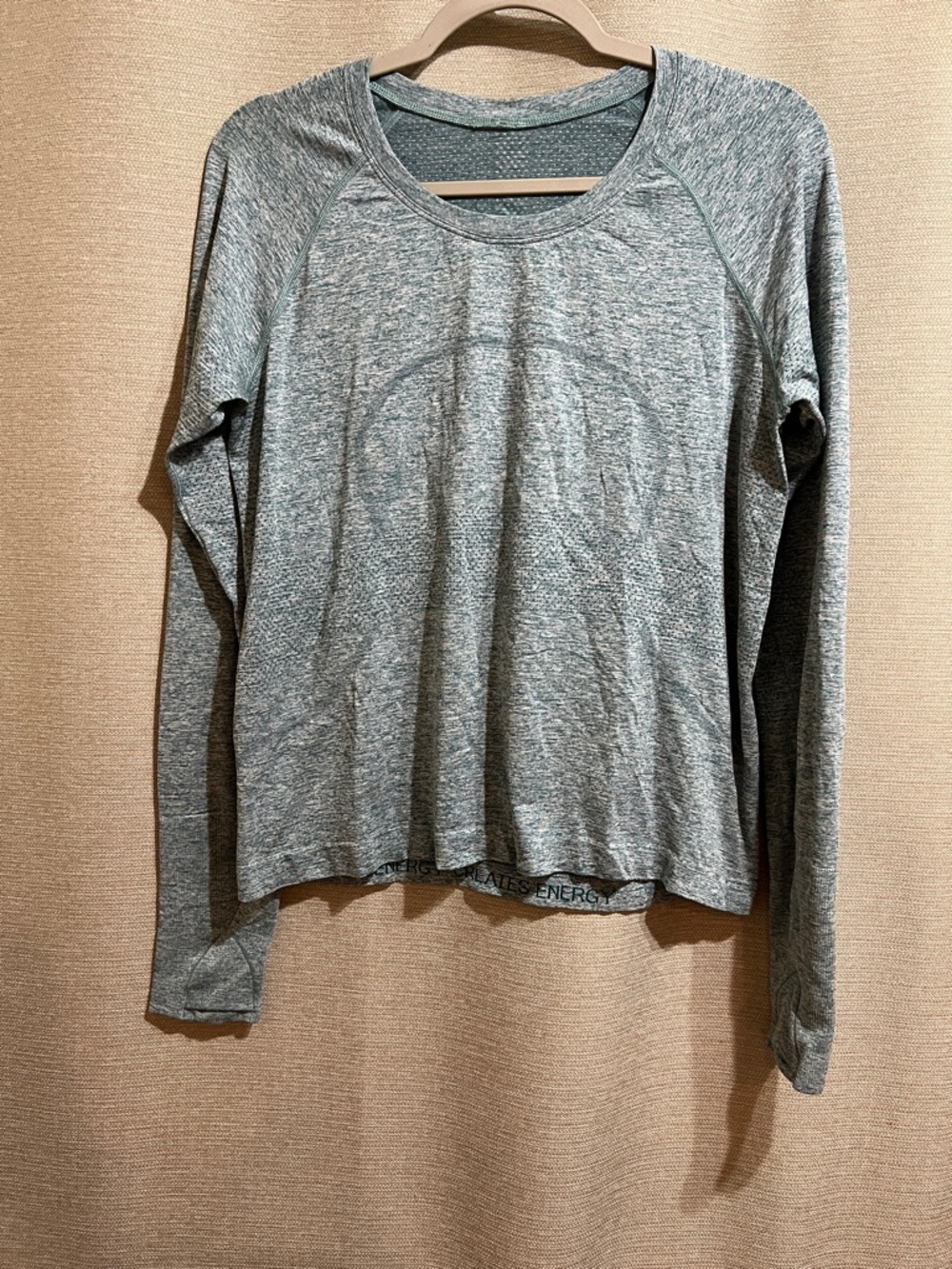 Lululemon Swiftly Tech Long Sleeve Top Blue Green‎ / Size 12 Activewear